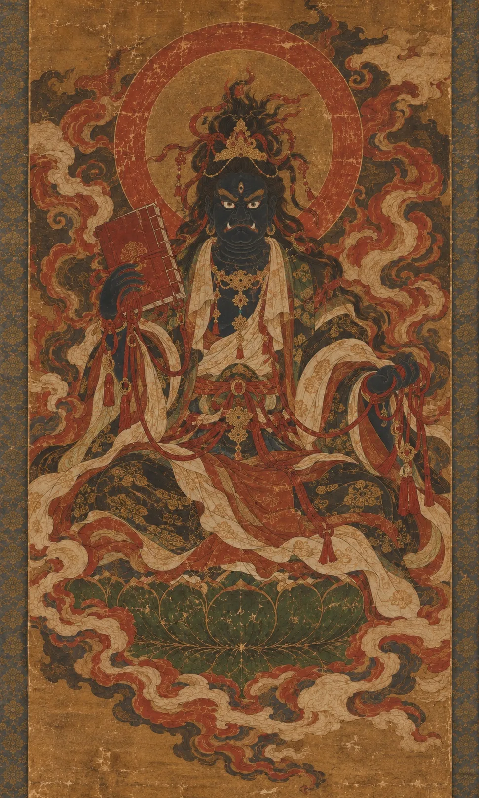 受代ノ御影を描いた秘匿祭神画